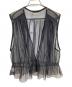 porter des boutons (ポルテデブトン) チュールベスト ブラック サイズ:F：7000円