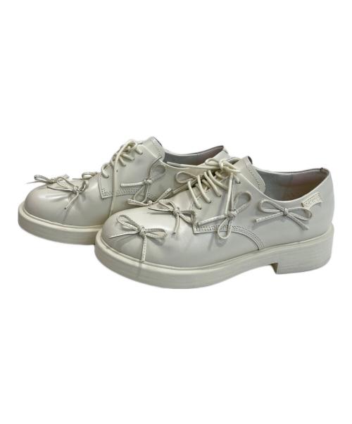 CAMPER（カンペール）CAMPER (カンペール) ディーン フラットシューズ レディース アイボリー サイズ:37の古着・服飾アイテム