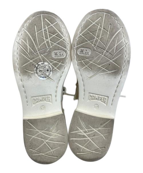 CAMPER（カンペール）CAMPER (カンペール) ディーン フラットシューズ レディース アイボリー サイズ:37の古着・服飾アイテム