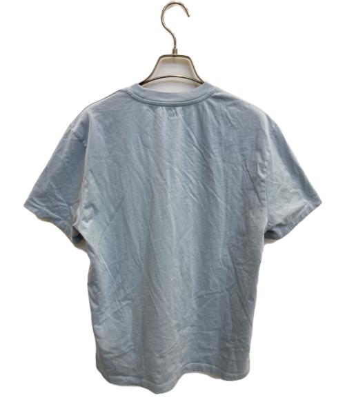 AMI Alexandre Mattiussi（アミアレクサンドルマテュッシ）AMI Alexandre Mattiussi (アミアレクサンドルマテュッシ) ハートA刺繍Tシャツ ブルー サイズ:Mの古着・服飾アイテム