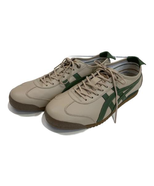 Onitsuka Tiger（オニツカタイガー）Onitsuka Tiger (オニツカタイガー) スニーカー ベージュ×グリーン サイズ:27.0の古着・服飾アイテム