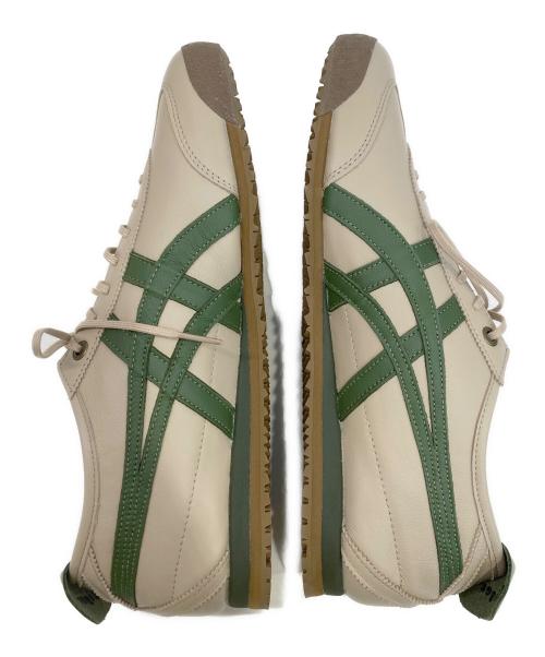 Onitsuka Tiger（オニツカタイガー）Onitsuka Tiger (オニツカタイガー) スニーカー ベージュ×グリーン サイズ:27.0の古着・服飾アイテム