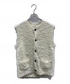 MIESROHEミースロエ）の古着「フラッフィーニットベスト」｜ホワイト