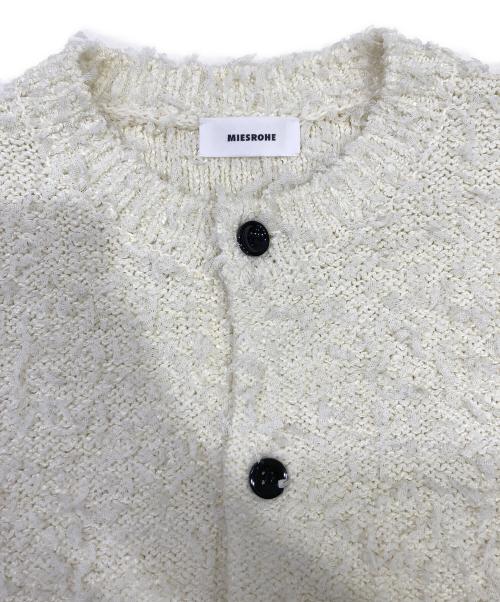 MIESROHE（ミースロエ）MIESROHE (ミースロエ) フラッフィーニットベスト ホワイト サイズ:Fの古着・服飾アイテム