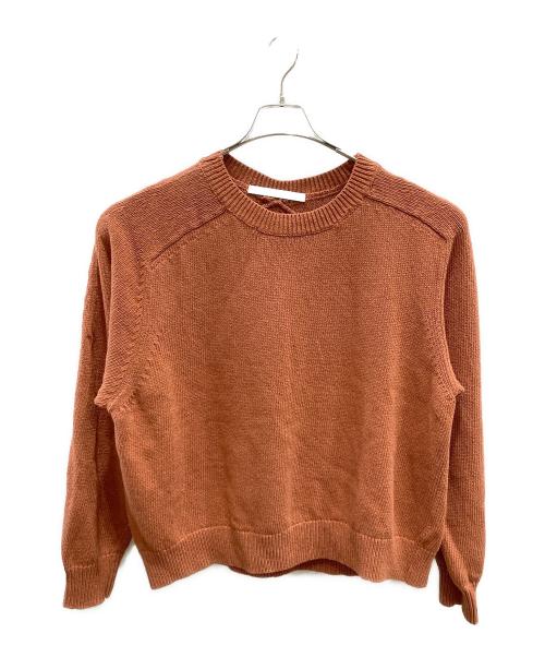 FRAMeWORK（フレームワーク）FRAMeWORK (フレームワーク) コットンリネンリリーニット オレンジ サイズ:FREEの古着・服飾アイテム