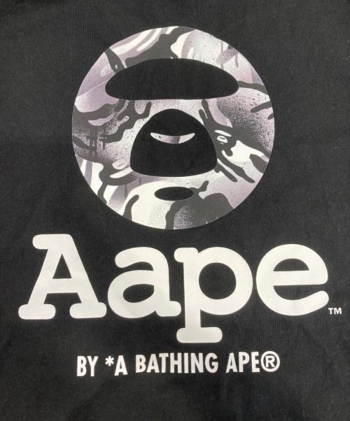 Aape BY A BATHING APE（エーエイプ バイ アベイシングエイプ）Aape BY A BATHING APE (エーエイプ バイ アベイシングエイプ) 長袖カットソー ブラック サイズ:XXLの古着・服飾アイテム