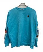 A BATHING APEア ベイシング エイプ）の古着「長袖Tシャツ」｜ブルー