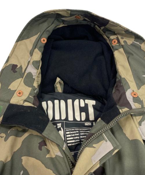 ADDICT（アディクト）ADDICT (アディクト) 中綿ジャケット カーキ サイズ:Lの古着・服飾アイテム