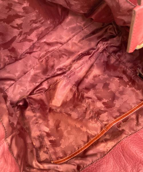 aniary（アニアリ）aniary (アニアリ) レザーバッグ レッドの古着・服飾アイテム