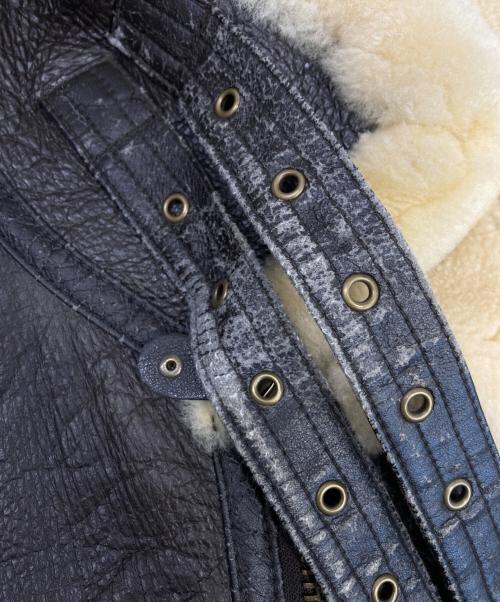 USED（ユーズド）USED (ユーズド) フライトジャケット ブラック サイズ:XLの古着・服飾アイテム