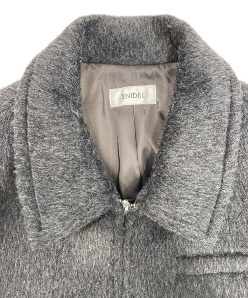 Snidel（スナイデル）Snidel (スナイデル) シャギーブルゾンジャケット グレー サイズ:Fの古着・服飾アイテム