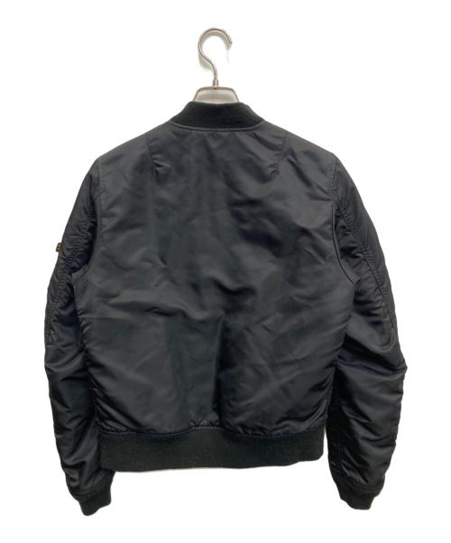 ALPHA（アルファ）ALPHA (アルファ) MA-1ジャケット ブラック サイズ:Lの古着・服飾アイテム
