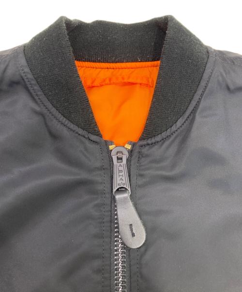 ALPHA（アルファ）ALPHA (アルファ) MA-1ジャケット ブラック サイズ:Lの古着・服飾アイテム