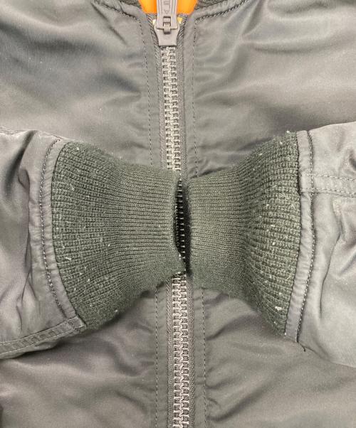 ALPHA（アルファ）ALPHA (アルファ) MA-1ジャケット ブラック サイズ:Lの古着・服飾アイテム