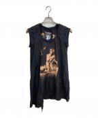 hystericsヒステリックス）の古着「ノースリーブカットソー」｜ブラック