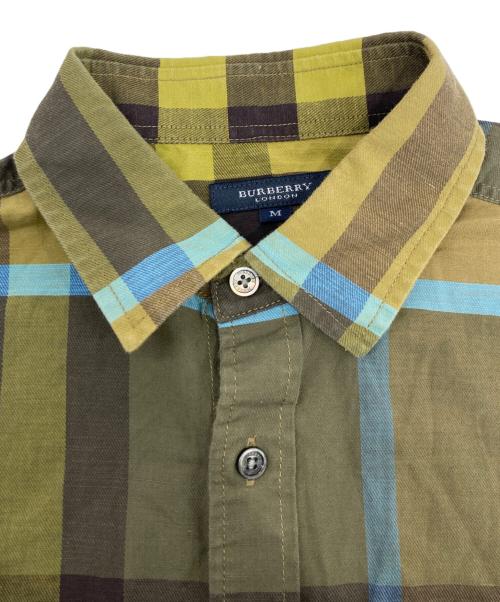 BURBERRY（バーバリー）BURBERRY (バーバリー) 半袖シャツ カーキ サイズ:Mの古着・服飾アイテム