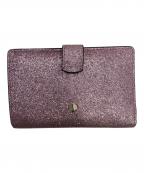 Kate Spadeケイトスペード）の古着「2つ折り財布」｜ピンク