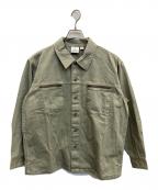 GRAMICCIグラミチ）の古着「コットンツイルワークシャツ」｜カーキ