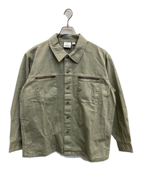 GRAMICCI（グラミチ）GRAMICCI (グラミチ) コットンツイルワークシャツ カーキ サイズ:Mの古着・服飾アイテム