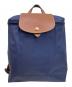 LONGCHAMP（ロンシャン）の古着「リュック」｜ネイビー