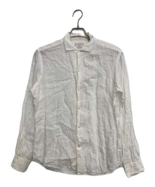 UNITED ARROWS（ユナイテッドアローズ）UNITED ARROWS (ユナイテッドアローズ) リネンシャツ ホワイト サイズ:Mの古着・服飾アイテム