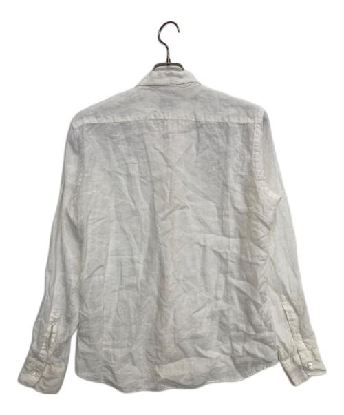 UNITED ARROWS（ユナイテッドアローズ）UNITED ARROWS (ユナイテッドアローズ) リネンシャツ ホワイト サイズ:Mの古着・服飾アイテム