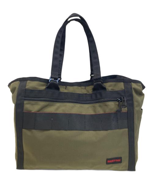 BRIEFING（ブリーフィング）BRIEFING (ブリーフィング) UNITED ARROWS (ユナイテッドアローズ) BEGIN (ビギン) THE TOTE オリーブの古着・服飾アイテム