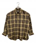 BEAUTY&YOUTHビューティーアンドユース）の古着「チェックシャツ」｜ブラウン