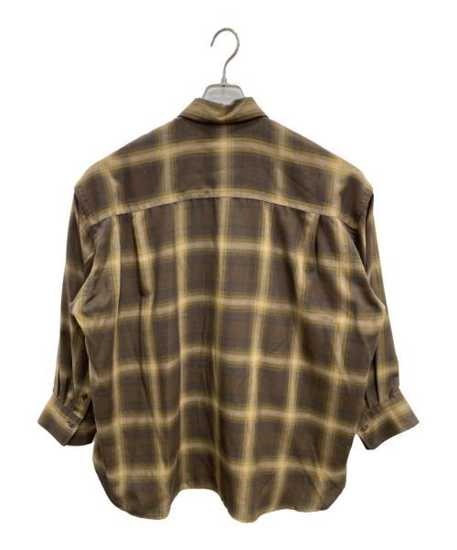BEAUTY&YOUTH（ビューティーアンドユース）BEAUTY&YOUTH (ビューティーアンドユース) チェックシャツ ブラウン サイズ:表記無しの古着・服飾アイテム
