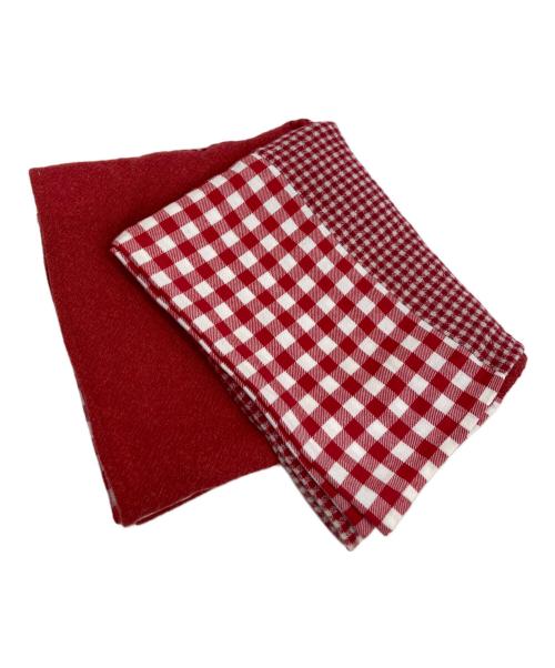 Veritecoeur（ヴェリテクール）Veritecoeur (ヴェリテクール) 大判ストール レッド サイズ:FREEの古着・服飾アイテム