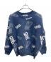 TENBOX（テンボックス）の古着「OG LOGO JACQUARD SWEATER」｜ブルー
