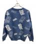 TENBOX (テンボックス) OG LOGO JACQUARD SWEATER ブルー サイズ:M 未使用品：7000円