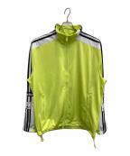 adidasアディダス）の古着「トラックジャケット」｜ライム