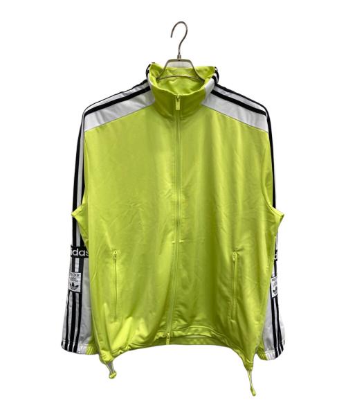 adidas（アディダス）adidas (アディダス) トラックジャケット ライム サイズ:M(US)95㎝の古着・服飾アイテム