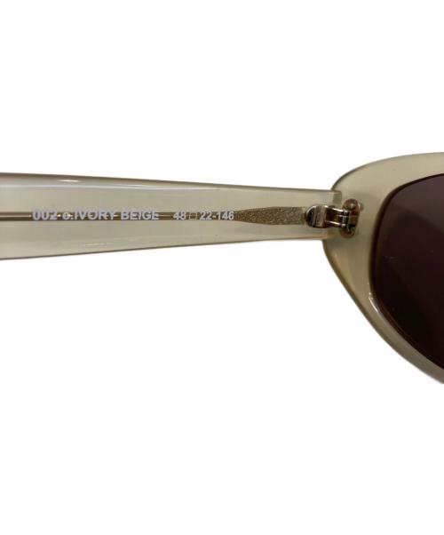 AURALEE（オーラリー）AURALEE (オーラリー) SUNGLASSES 002/サングラス ベージュ サイズ:48□22-146の古着・服飾アイテム
