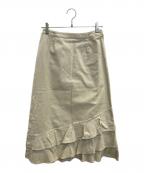 PINK HOUSEピンクハウス）の古着「ロングスカート」｜ベージュ