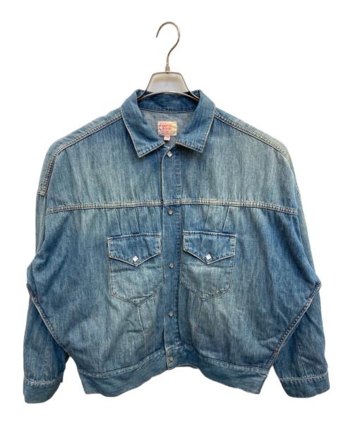 IMPRESTORE（インプレスストア）IMPRESTORE (インプレスストア) デニムウェスタンジャケット インディゴ サイズ:Mの古着・服飾アイテム