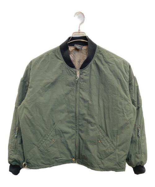 axesquin（アクシーズクイン）AXESQUIN (アクシーズクイン) 中綿ブルゾン カーキ サイズ:Mの古着・服飾アイテム