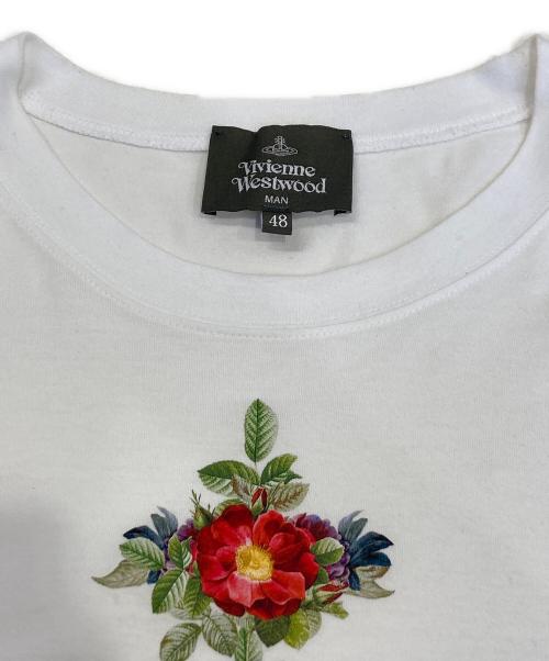 Vivienne Westwood（ヴィヴィアンウエストウッド）Vivienne Westwood (ヴィヴィアンウエストウッド) プリントTシャツ ホワイト サイズ:48の古着・服飾アイテム