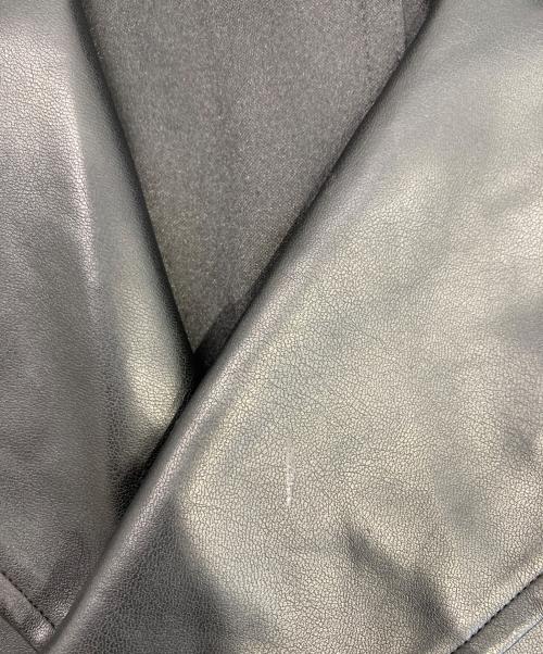 MAISON SPECIAL（メゾンスペシャル）MAISON SPECIAL (メゾンスペシャル) フェイクレザージャケット ブラック サイズ:0２の古着・服飾アイテム