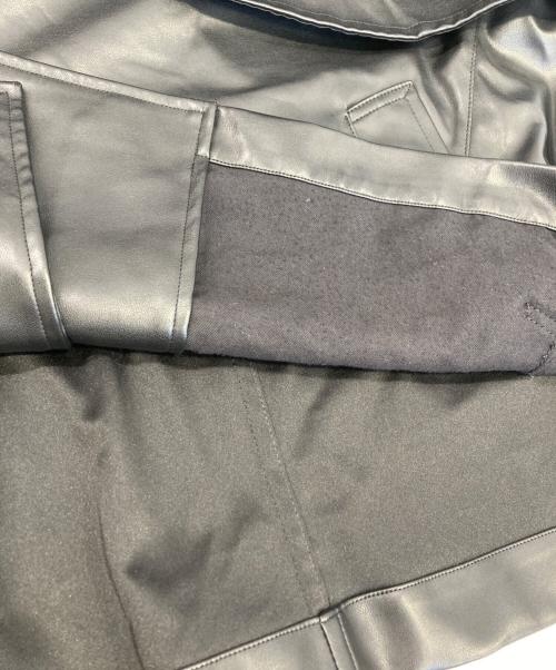 MAISON SPECIAL（メゾンスペシャル）MAISON SPECIAL (メゾンスペシャル) フェイクレザージャケット ブラック サイズ:0２の古着・服飾アイテム