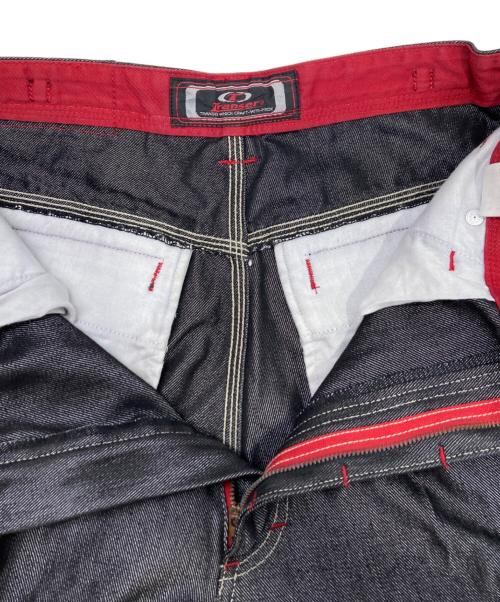 TRANSER（トランスファー）TRANSER (トランスファー) デニムカーゴパンツ ブラック サイズ:L(82㎝)の古着・服飾アイテム