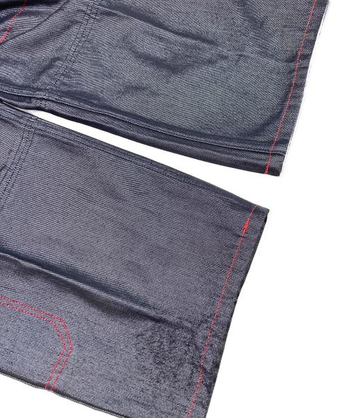 TRANSER（トランスファー）TRANSER (トランスファー) デニムカーゴパンツ ブラック サイズ:L(82㎝)の古着・服飾アイテム