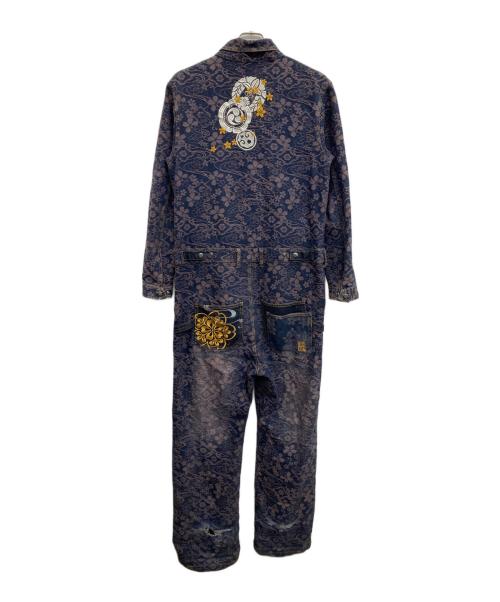 絡繰魂（カラクリタマシイ）絡繰魂 (カラクリダマシイ) つなぎ インディゴ サイズ:Lの古着・服飾アイテム