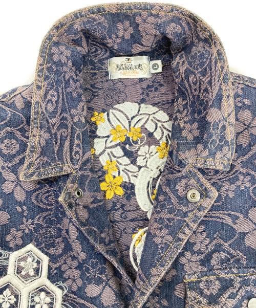 絡繰魂（カラクリタマシイ）絡繰魂 (カラクリダマシイ) つなぎ インディゴ サイズ:Lの古着・服飾アイテム