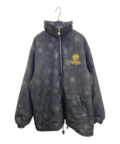 A.VERSACE（アルフレッドヴェルサーチ）A.VERSACE (アルフレッドヴェルサーチ) リバーシブルジャケット ブラック サイズ:Lの古着・服飾アイテム