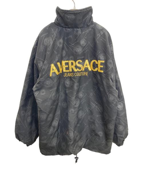 A.VERSACE（アルフレッドヴェルサーチ）A.VERSACE (アルフレッドヴェルサーチ) リバーシブルジャケット ブラック サイズ:Lの古着・服飾アイテム