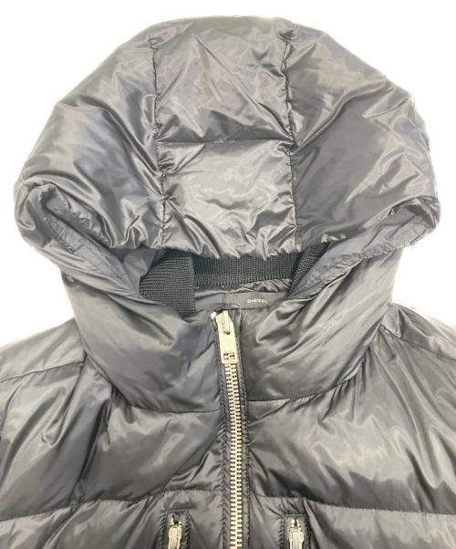 DIESEL（ディーゼル）DIESEL (ディーゼル) ダウンコート ブラック サイズ:Mの古着・服飾アイテム