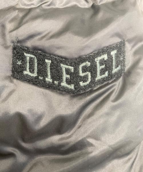 DIESEL（ディーゼル）DIESEL (ディーゼル) ダウンコート ブラック サイズ:Mの古着・服飾アイテム