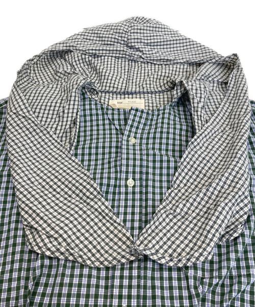 77circa（ナナナナサーカ）77circa (ナナナナサーカ) リメイクシャツ グリーン サイズ:-の古着・服飾アイテム